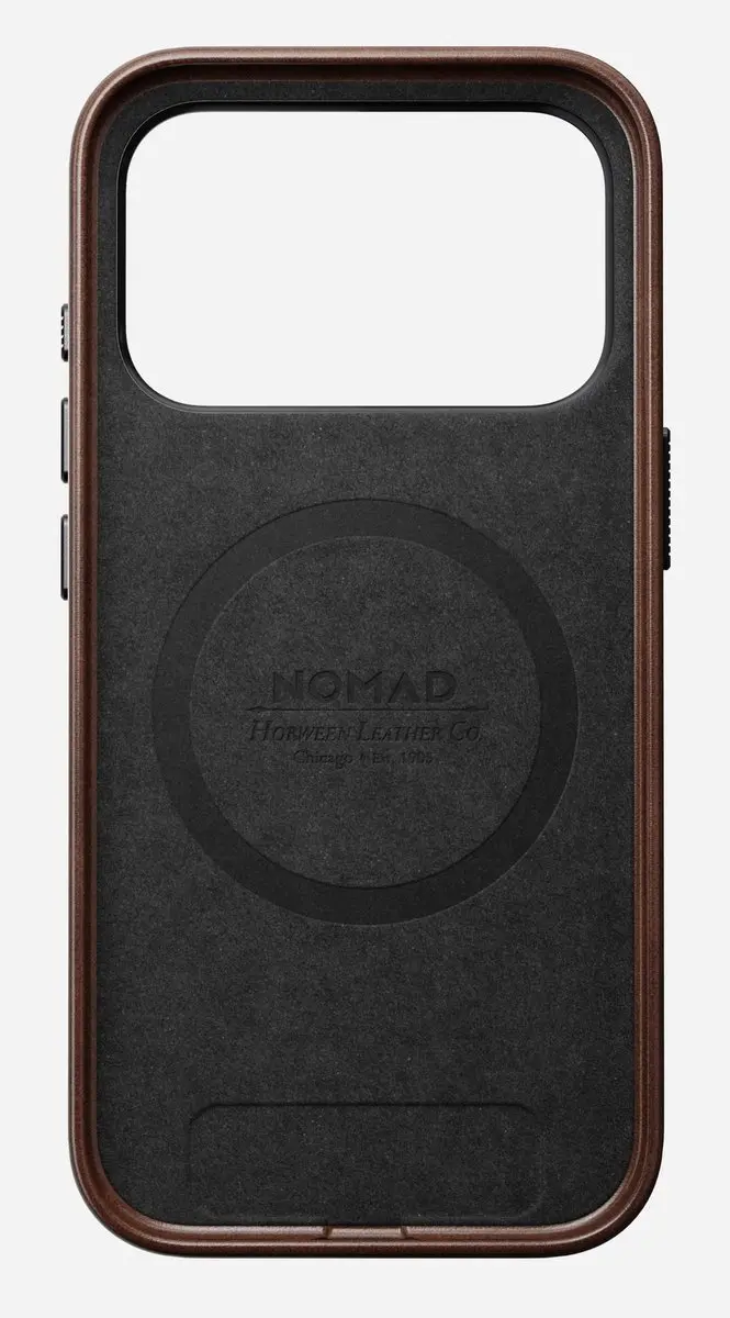 NOMAD Traditional Horween Hoesje iPhone 17 Pro 114736118E8E - Bruin