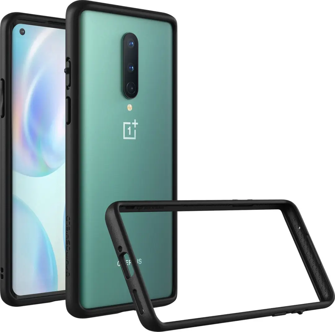 RhinoShield CrashGuard OnePlus 8 Hoesje Bumper Zwart