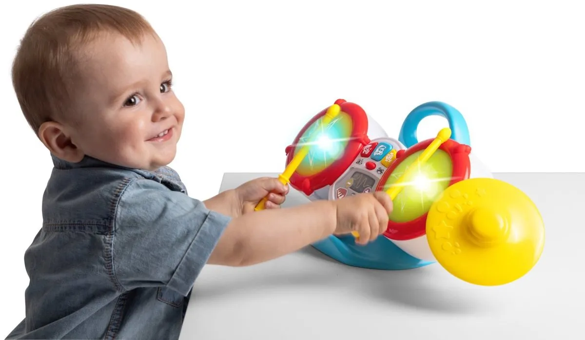 Chicco Mijn Eerste Drumstel - 3x 1,5V Batterij - Multi - afbeelding 2 van 3