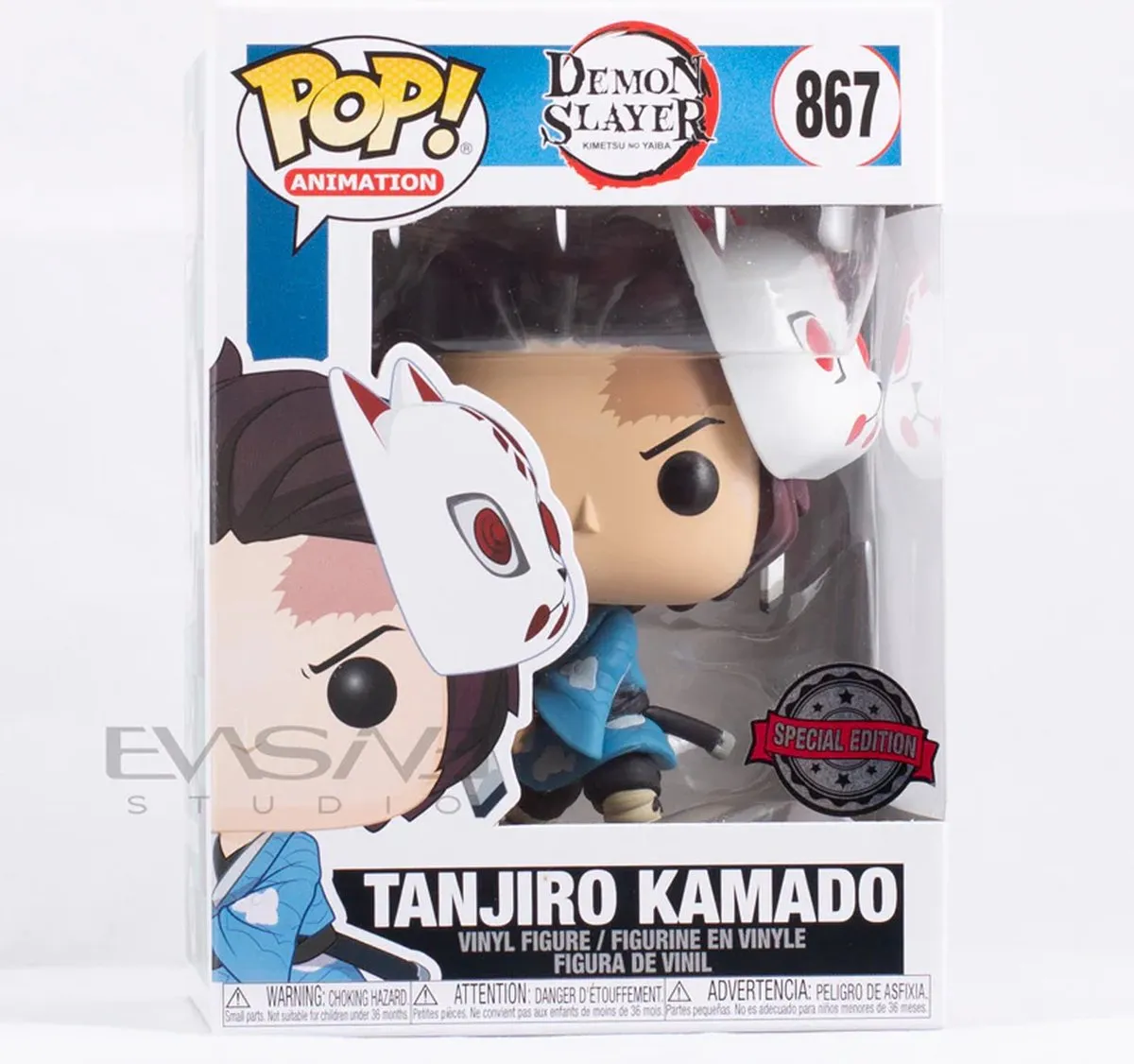 Funko Pop Animation Demon Slayer Tanjiro Kamado SE #867 - Multicolor