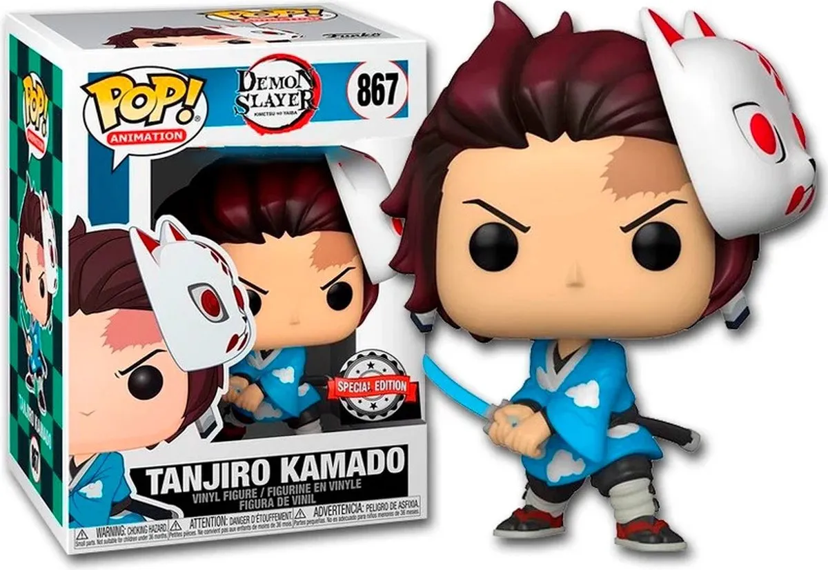 Funko Pop Animation Demon Slayer Tanjiro Kamado SE #867 - Multicolor