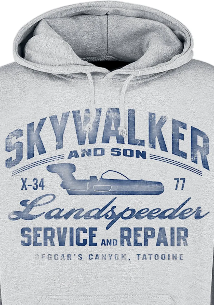 Star Wars Landspeeder Repair Vintage Hoodie - Grijs - M