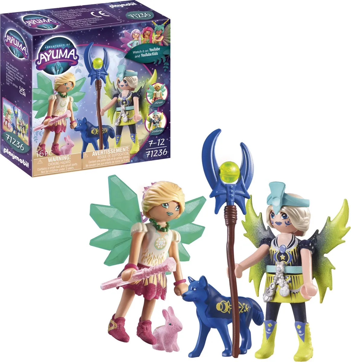 Playmobil Adventures of Ayuma Crystal en Moon Fairy 71236 - Multicolor