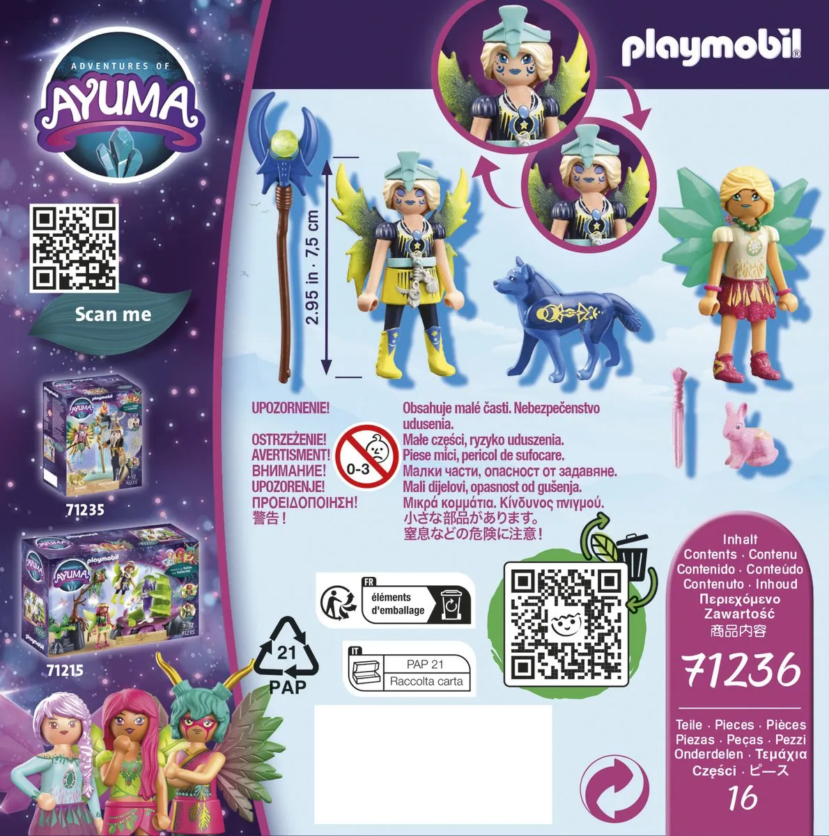 Playmobil Adventures of Ayuma Crystal en Moon Fairy 71236 - Multicolor - afbeelding 6 van 6