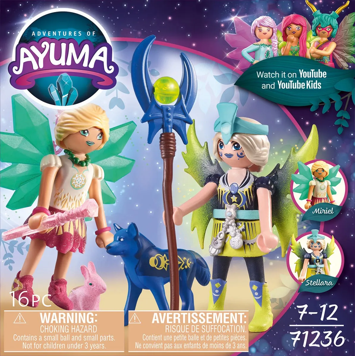 Playmobil Adventures of Ayuma Crystal en Moon Fairy 71236 - Multicolor