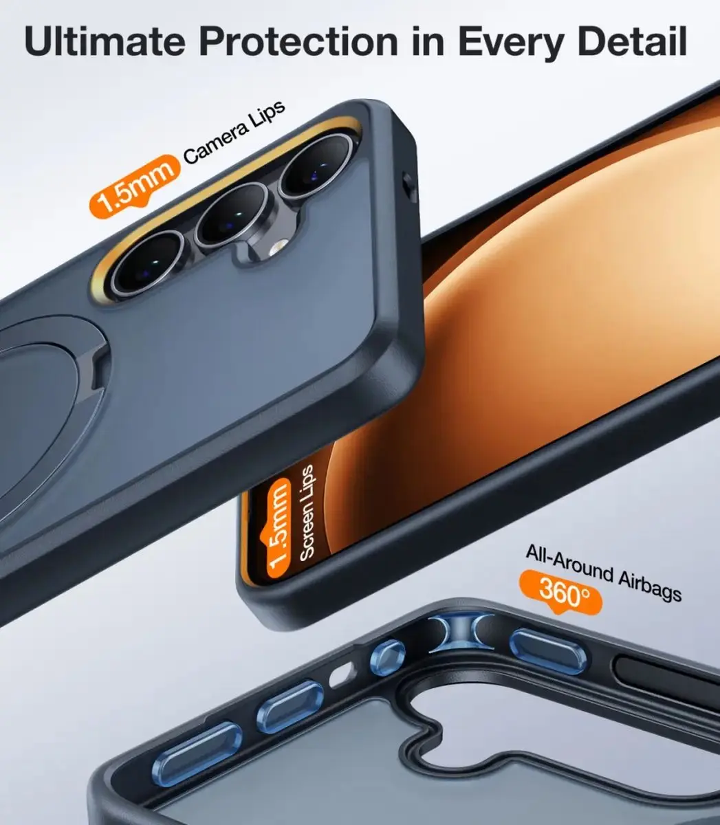 Torras UPro Ostand Pro Hoesje - Samsung Galaxy S25 Plus - MagSafe/Zwart