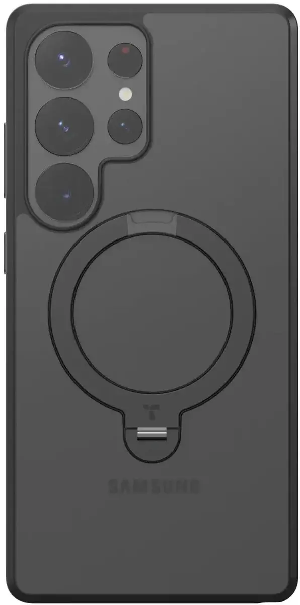 Torras UPro Ostand Spin Hoesje S25 Ultra - MagSafe/Qi2 - Zwart