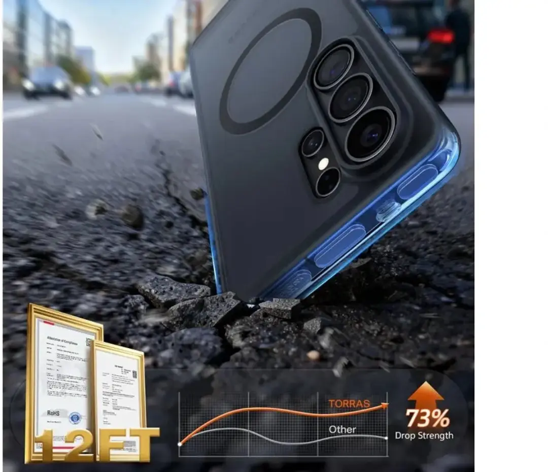 Torras Guardian Magnetic Hoesje Samsung Galaxy S26 Ultra - Paars
