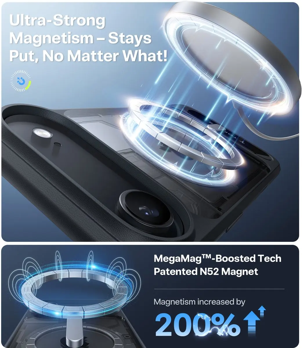 Torras Pstand Hoesje iPhone 17 Air - MagSafe Zwart
