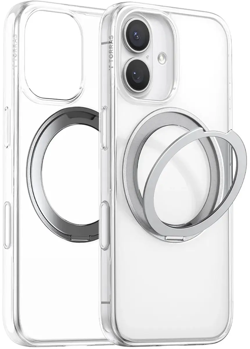 Torras UPro Ostand Pro Hoesje iPhone 17 - Transparant