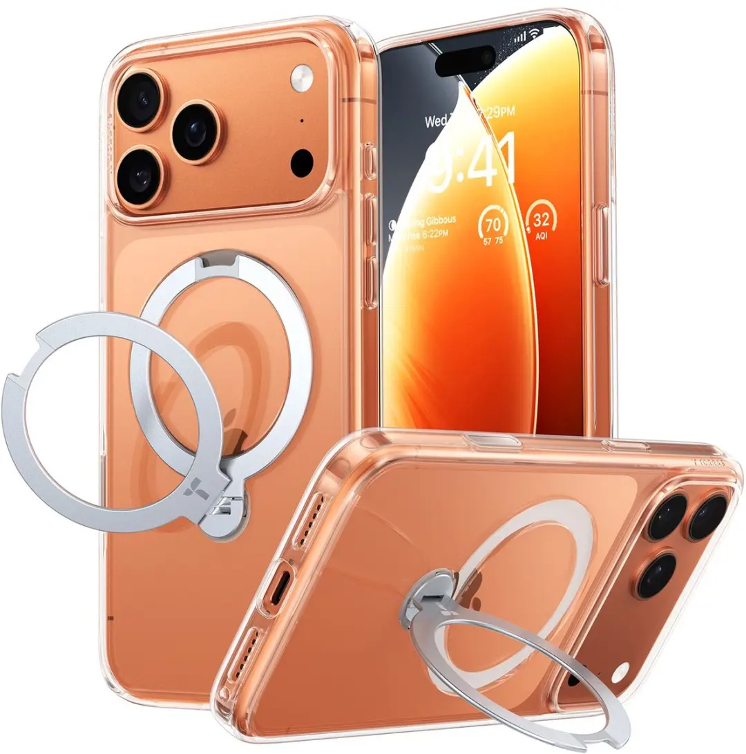 TORRAS UPro Ostand Spin Hoesje Geschikt voor Apple iPhone 17 Pro Max
