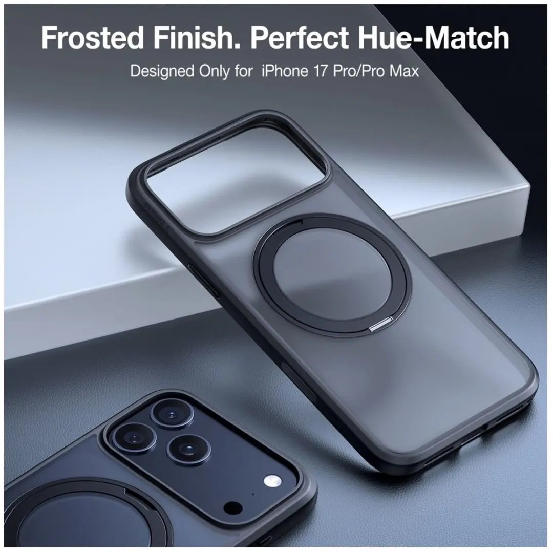 Torras UPro Ostand Pro Hoesje iPhone 17 Pro Max - MagSafe - Zwart - afbeelding 6 van 6