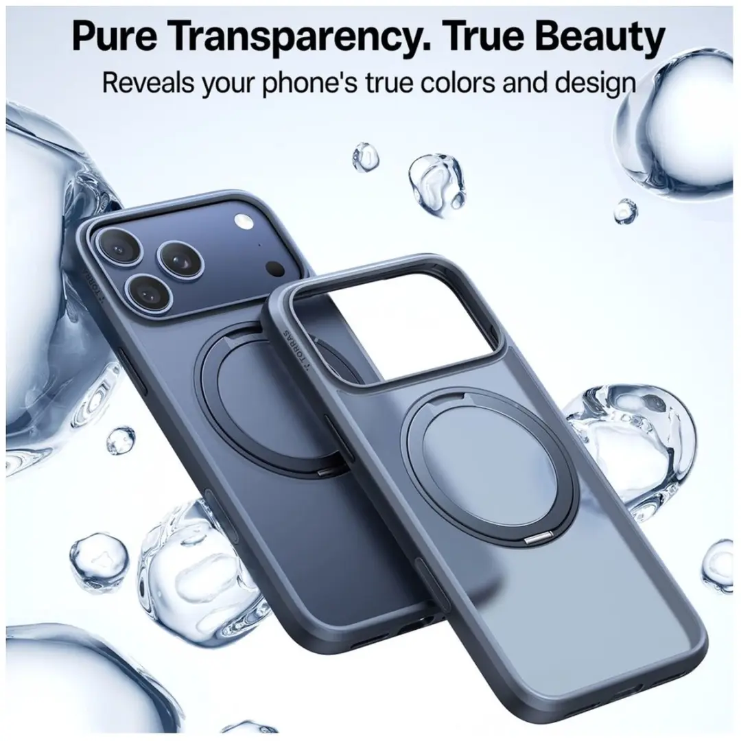Torras UPro Ostand Pro Hoesje iPhone 17 Pro Max - MagSafe - Zwart