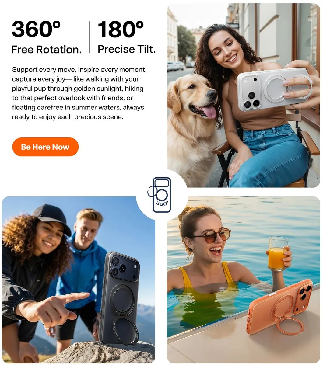 Torras Fitness Hoesje iPhone 17 Pro Max - MagSafe 360° - Zwart