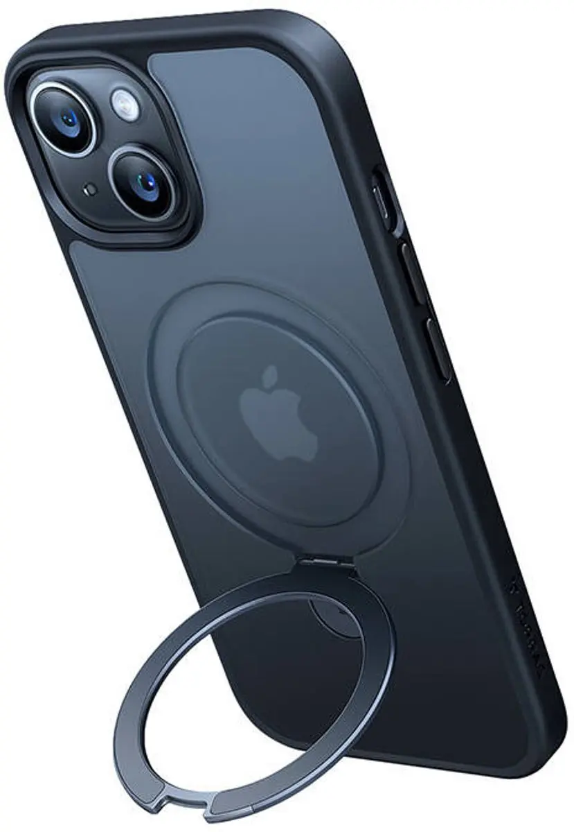 Torras iPhone 15 Magsafe Hoesje Mat Zwart - X00FX0205