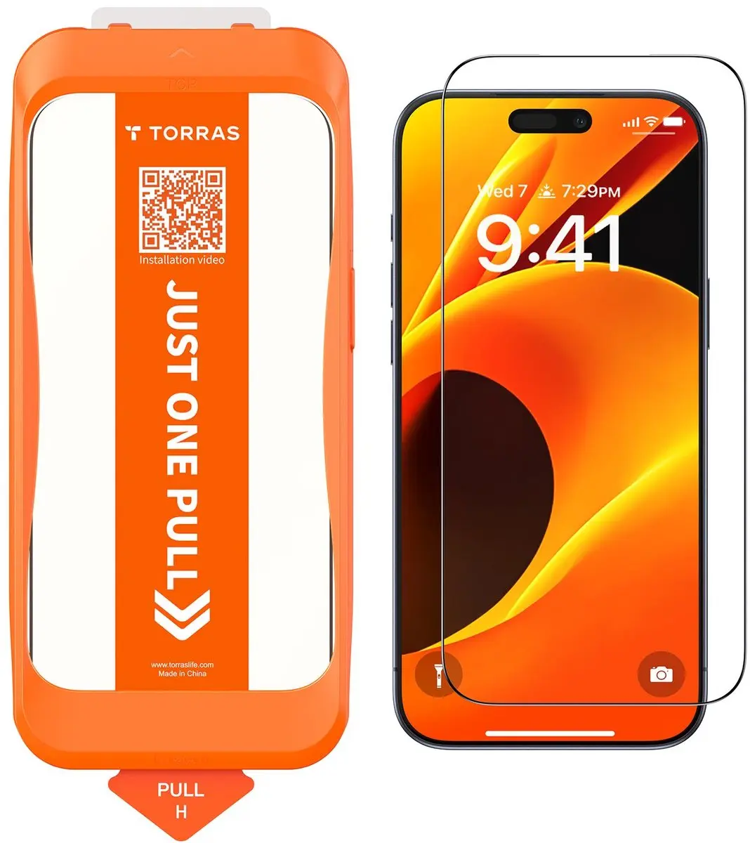 Torras Install Master 9H Glas iPhone Air