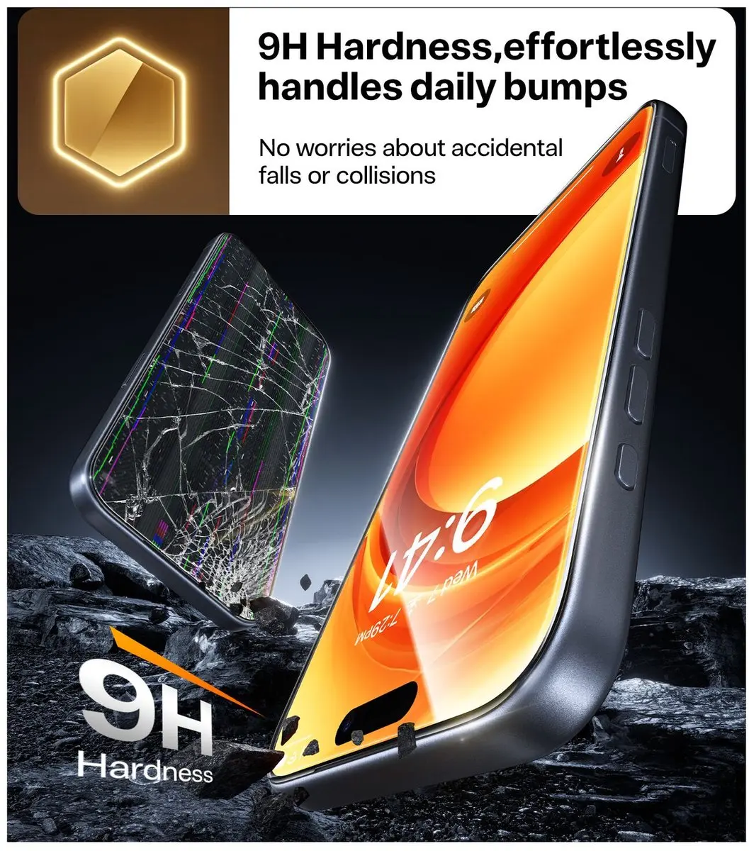 Torras Install Master 9H Glas iPhone 17 Pro Max - Screenprotector