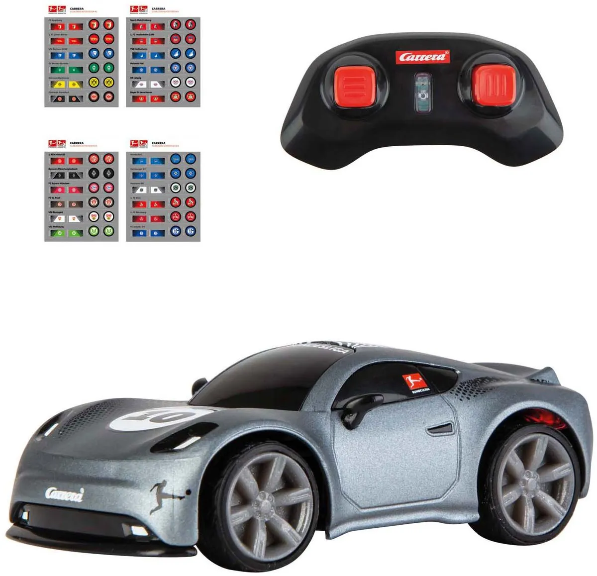 Carrera Bundesliga Mini RC Voertuig 1:43 Grijs CAR370430042