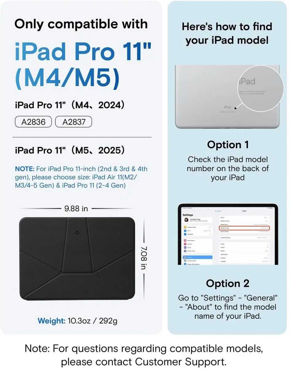 MOFT Dynamic Folio Book Case iPad Pro 11 - Zwart