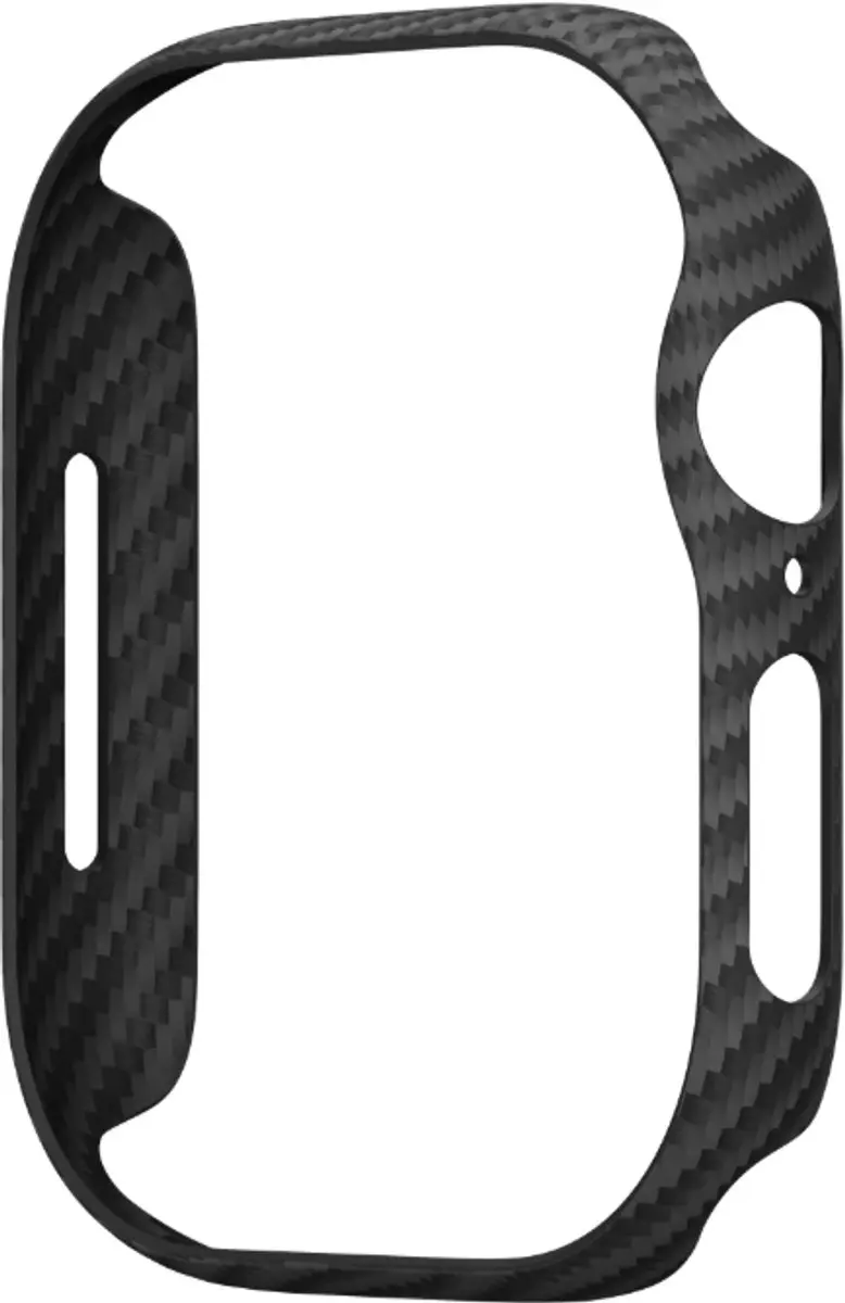 Pitaka Air Case Apple Watch 10 46mm - Ultra Dun 600D Zwart/Grijs