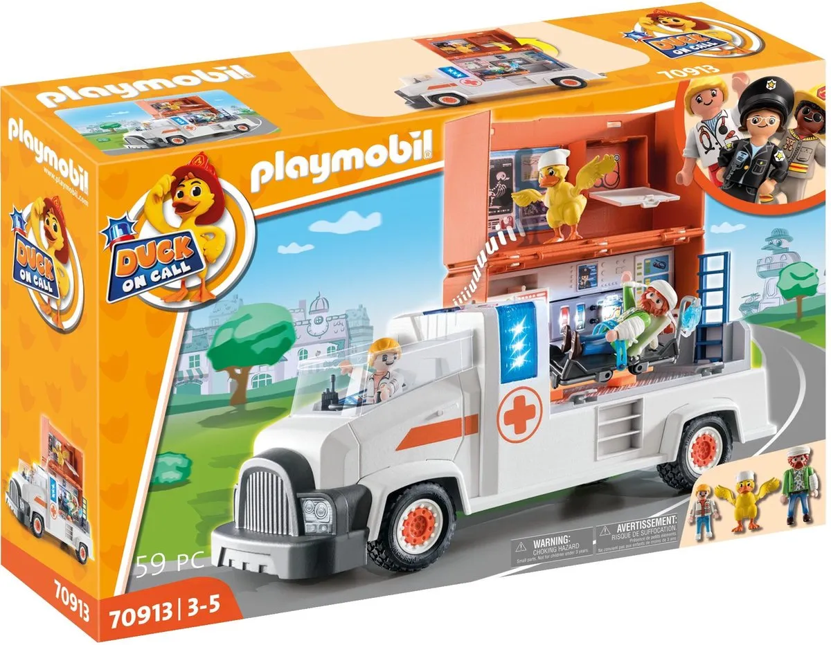 Playmobil Duck on Call Ambulance 70913