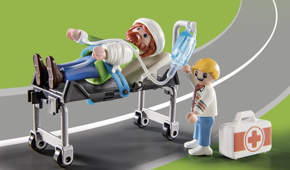 Playmobil Duck on Call Ambulance 70913 - Multicolor