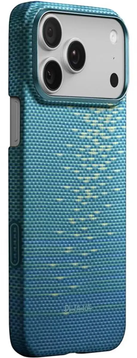 Pitaka Ultra-Slim Hoesje iPhone 17 Pro - 600D Aramidevezel - Blauw
