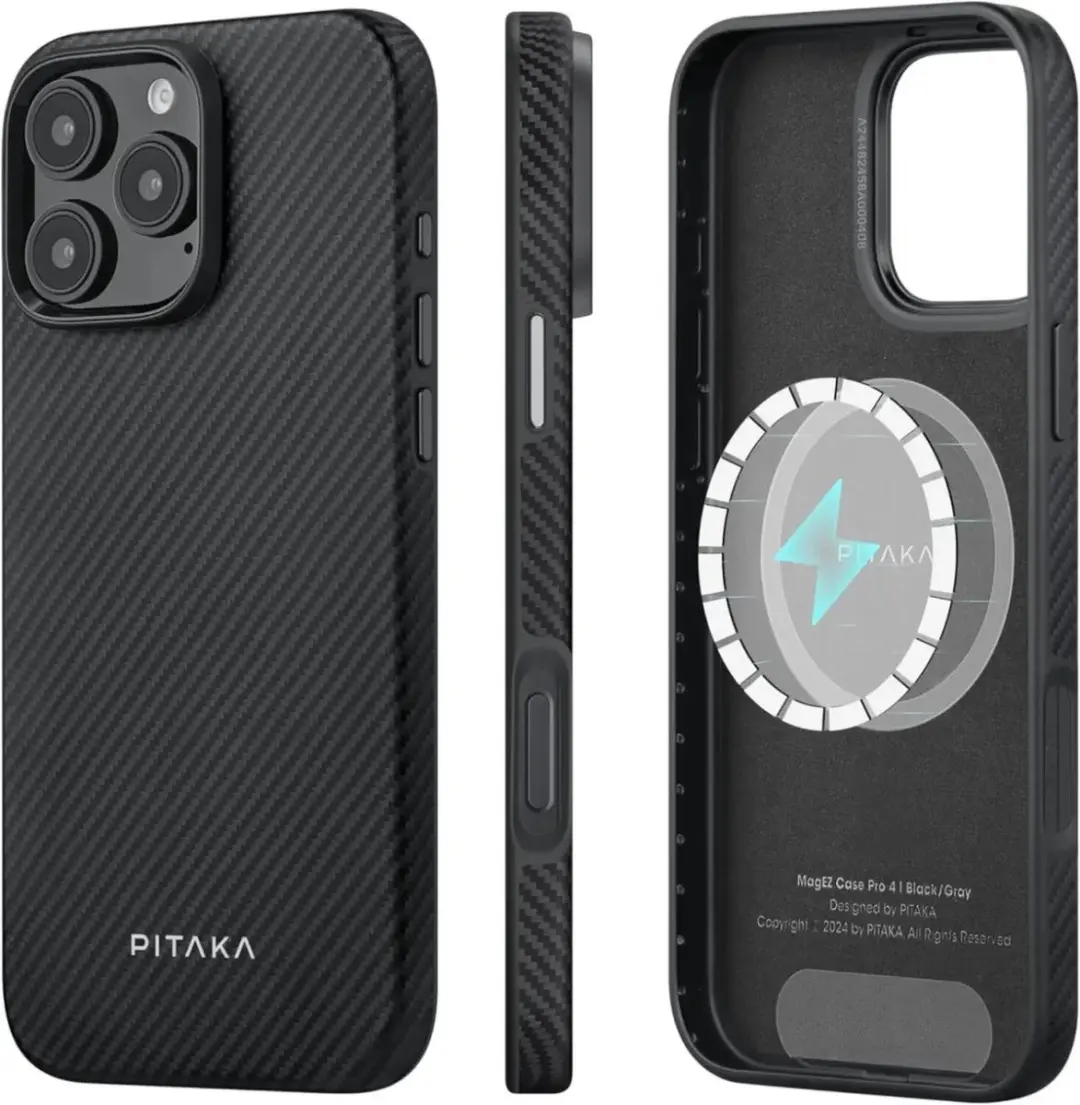 PITAKA MagEZ Pro 4 Military-Grade Hoesje Geschikt voor Apple iPhone 16 Pro