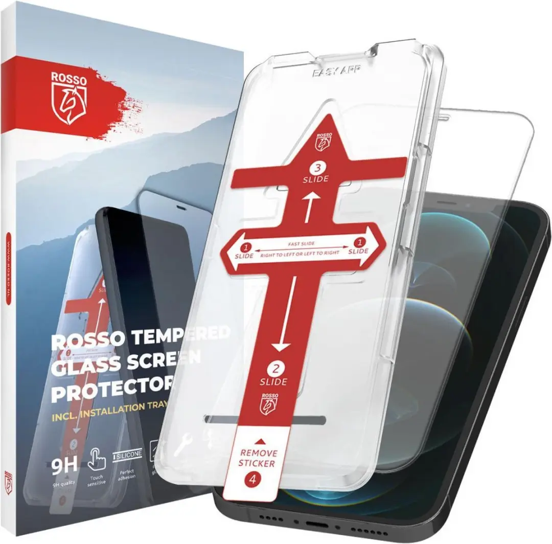 Rosso iPhone 12 Pro Max Schermbeschermer