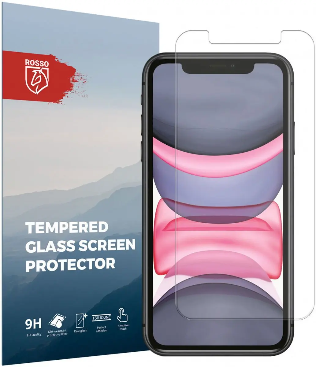 Rosso 9H Tempered Glass Screen Protector Geschikt voor Apple iPhone 11