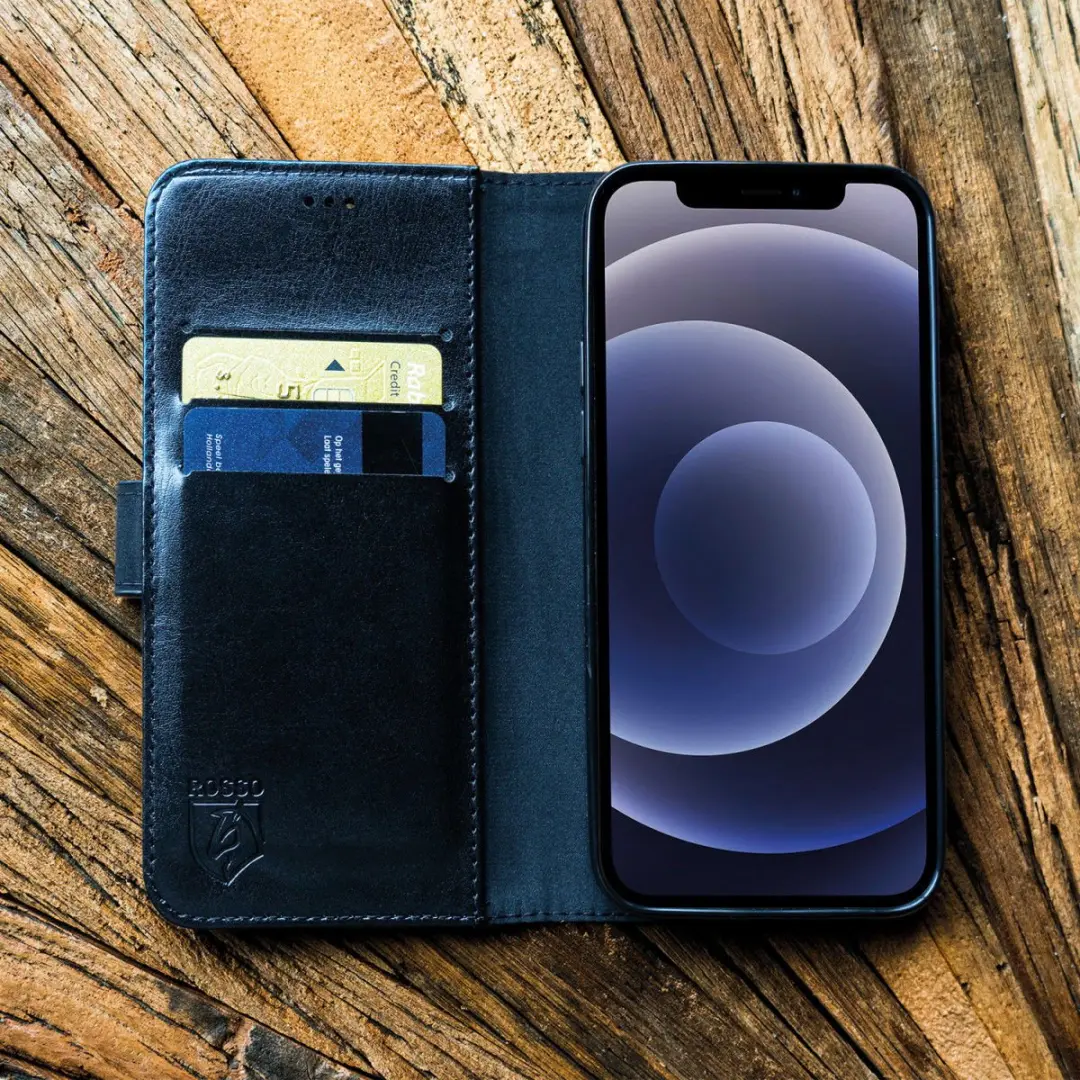 Rosso Element Book Case Wallet iPhone 11 - 3 Pasjes - Zwart