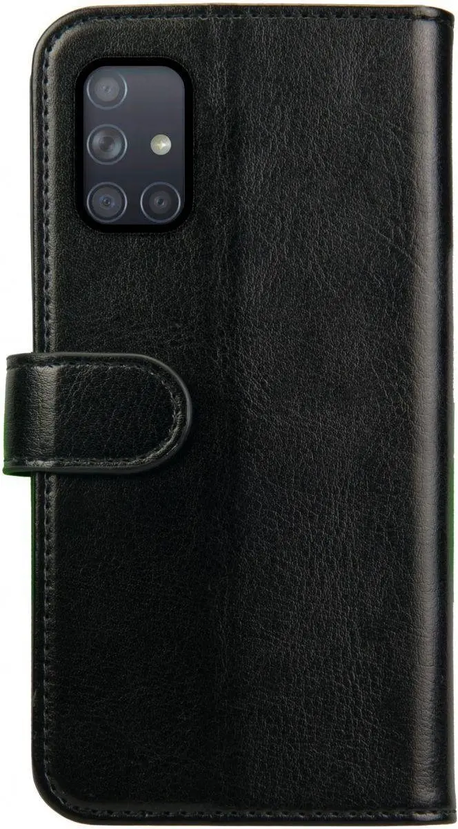 Rosso Element Book Case Wallet Samsung Galaxy A71 - 3 Pasjes - Zwart