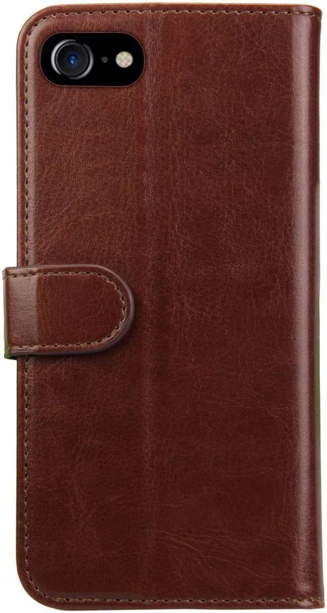 Rosso Element Book Case Wallet iPhone SE 2020/2022 - 3 Pasjes - Bruin