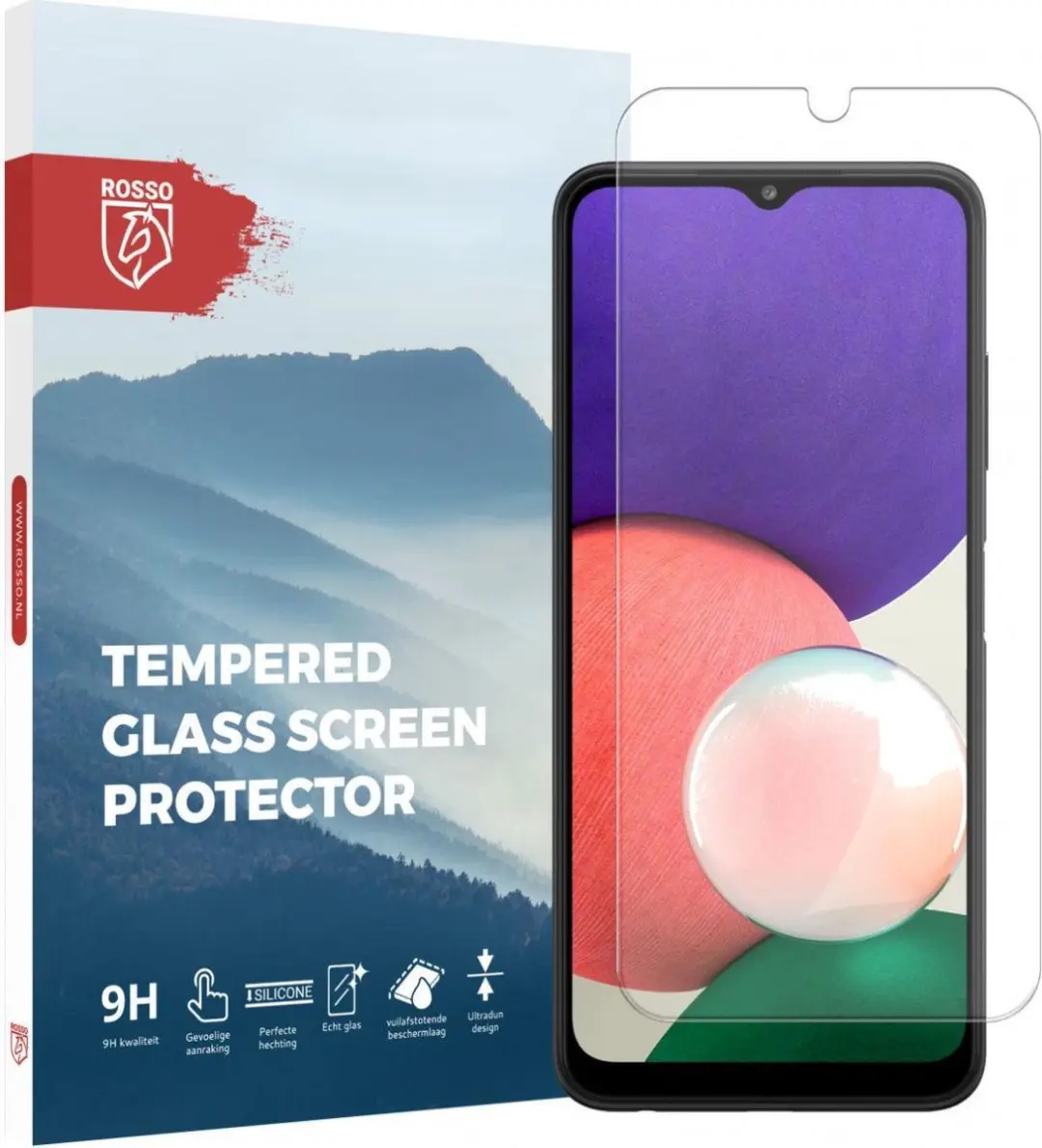 Rosso 9H Tempered Glass Screen Protector Samsung Galaxy A22 5G