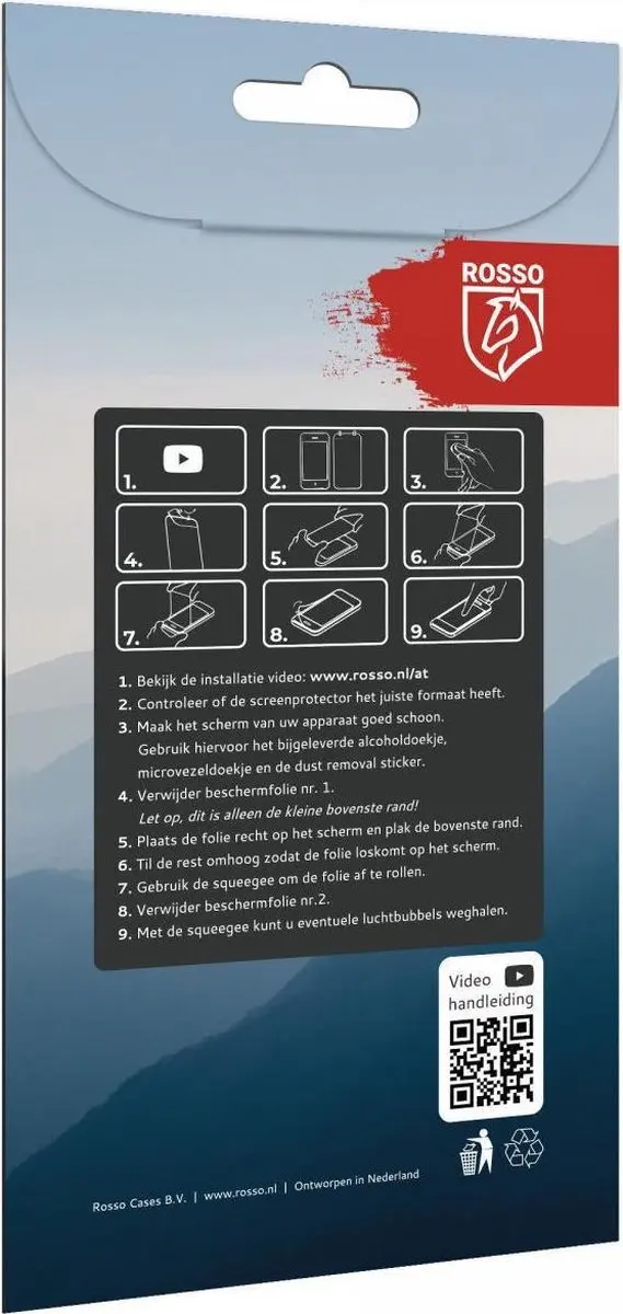 Rosso Screen Protector Ultra Clear - Samsung Galaxy S21 Ultra - 2 Stuks - afbeelding 6 van 6