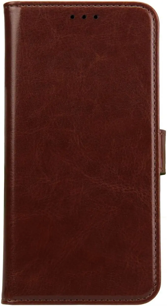 Rosso Element Book Case Wallet iPhone 13 Mini - 3 Pasjes - Bruin