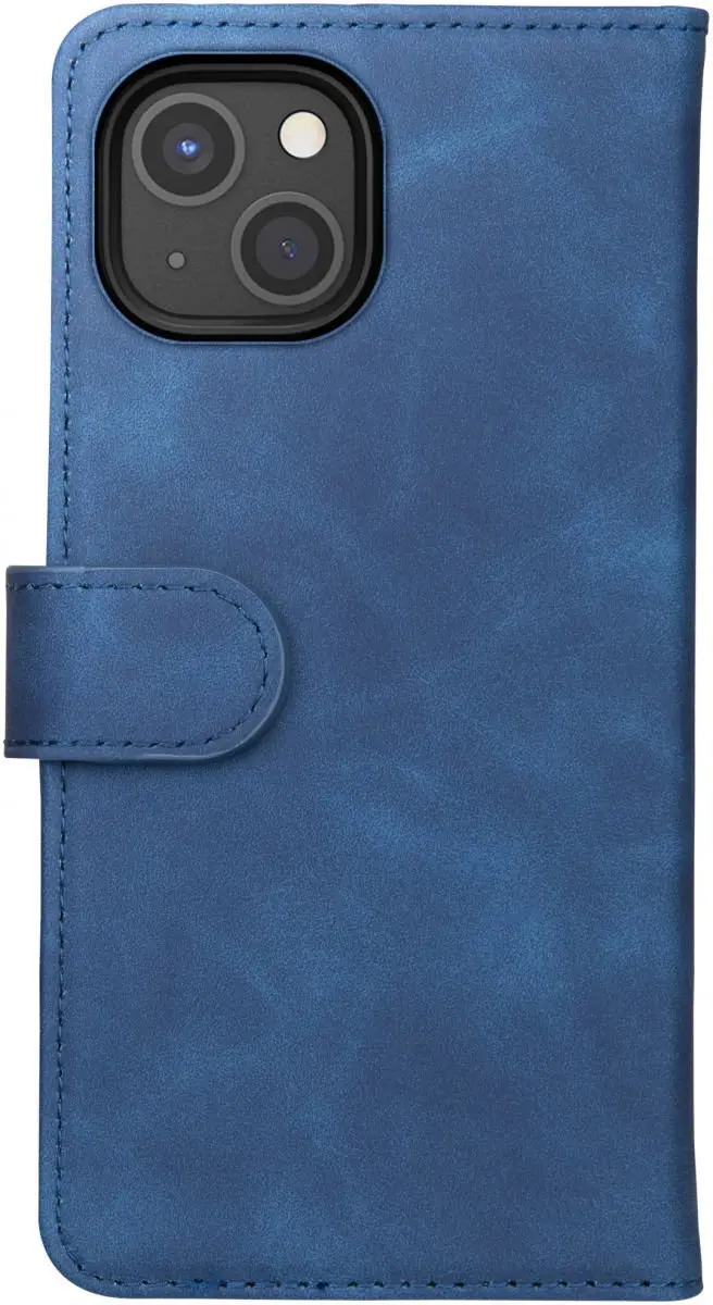 Rosso Element Book Case Wallet iPhone 13 - 3 Pasjes - Blauw