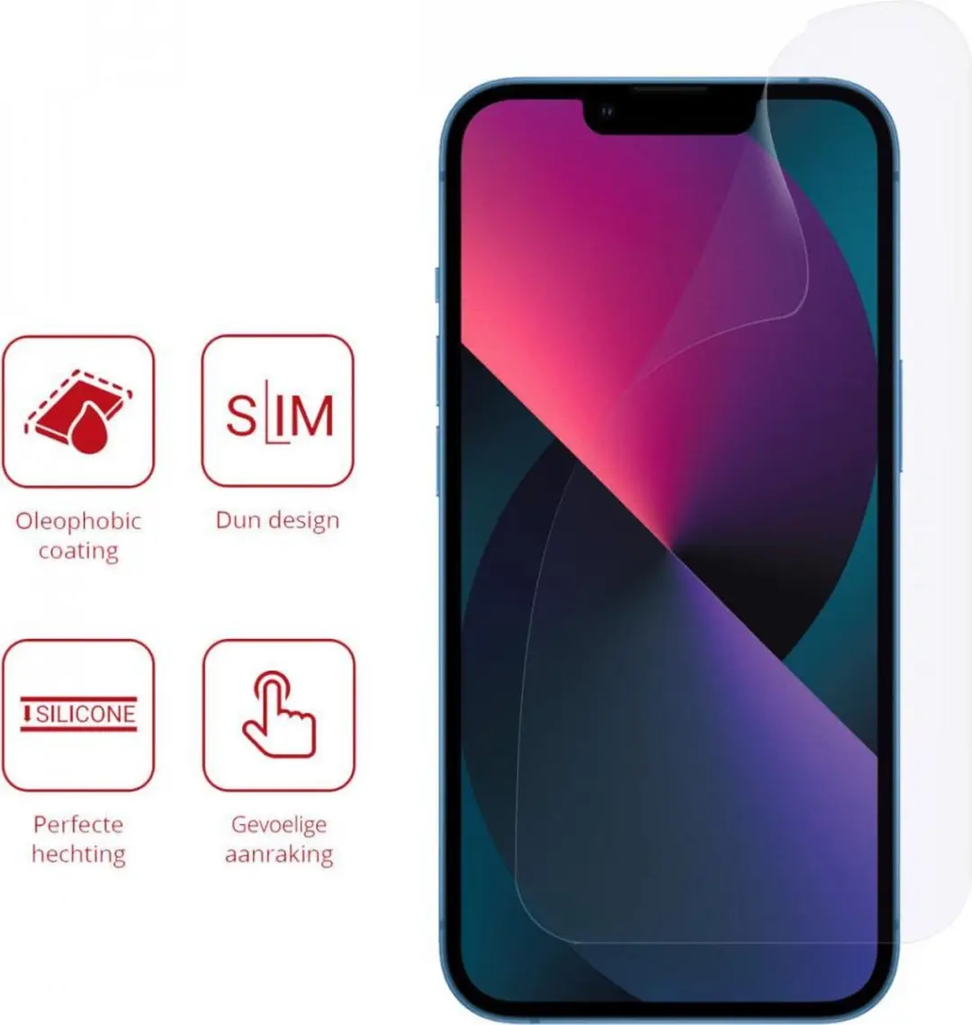 Rosso Ultra Clear Screen Protector iPhone 13 Mini - 2 Stuks
