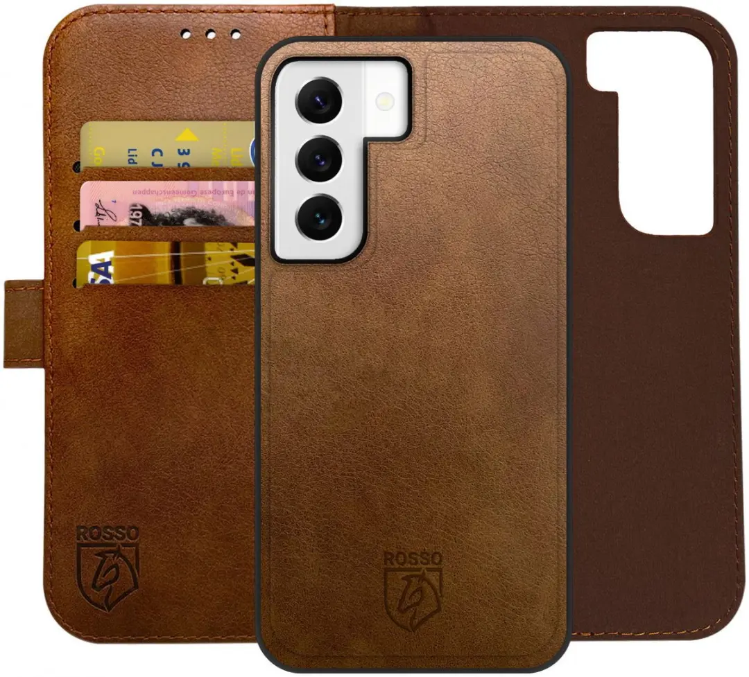 Rosso Element Uitneembaar 2-in-1 Hoesje Geschikt voor Samsung Galaxy S22 Plus
