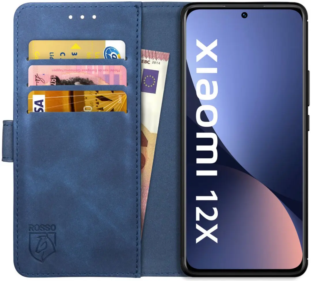 Rosso Element Book Case Wallet Hoesje Geschikt voor Xiaomi 12 / 12X