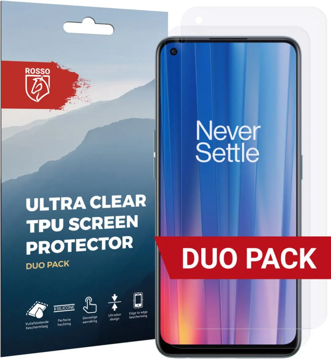 Rosso Screen Protector Ultra Clear voor OnePlus Nord CE 2