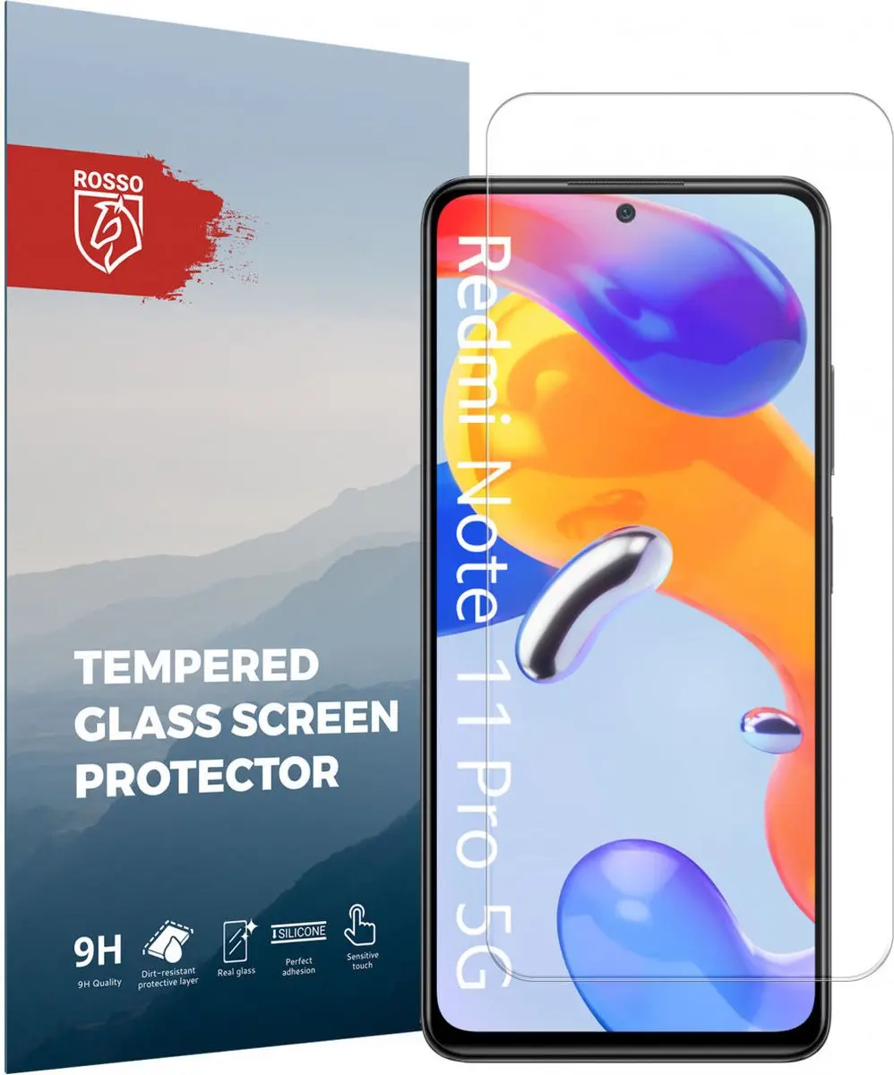 Rosso 9H Tempered Glass Screen Protector Xiaomi Redmi Note 11 Pro 5G