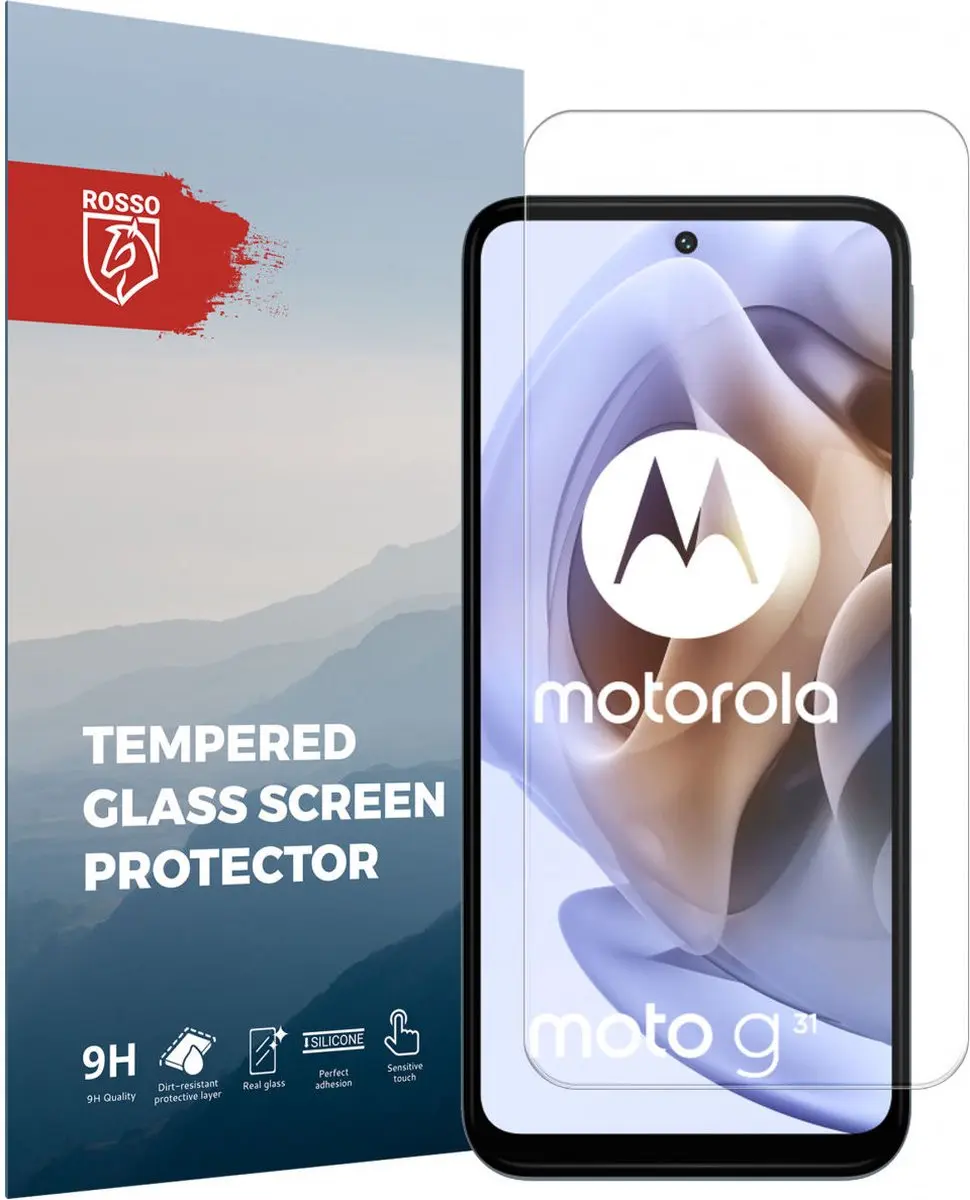Rosso 9H Tempered Glass Moto G31/G41