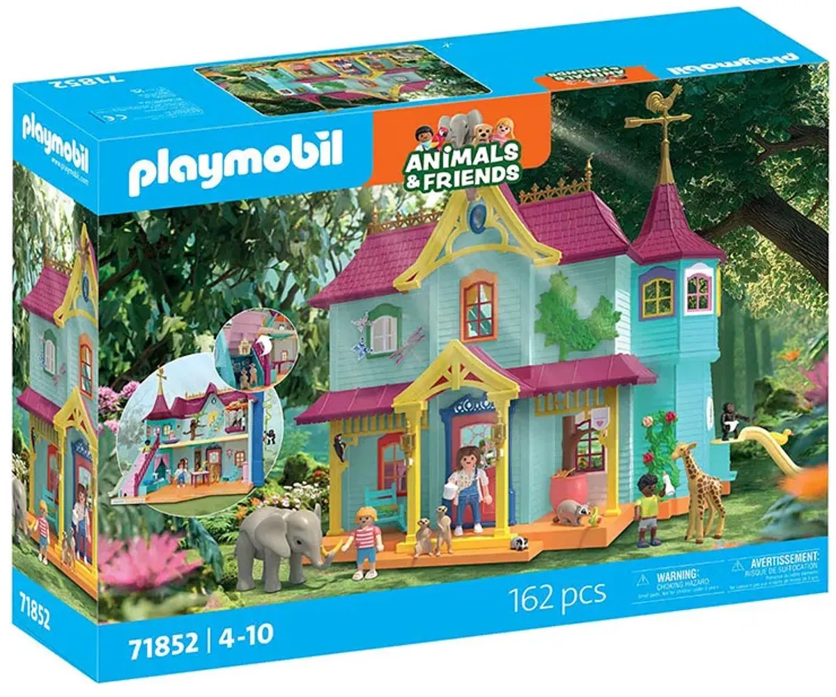 PLAYMOBIL Animals & Friends: Colourful Animal Mansion - 71852
