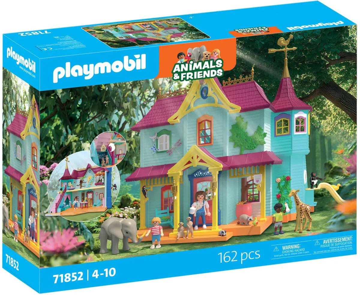PLAYMOBIL Animals & Friends: Colourful Animal Mansion