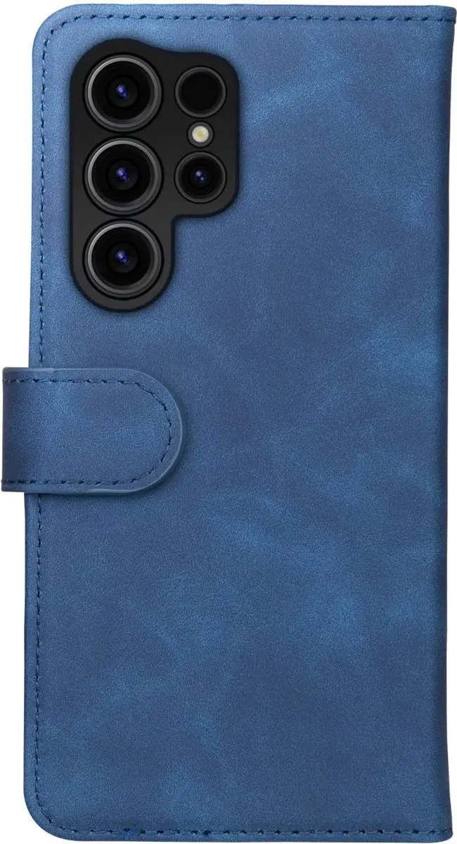 Rosso Element Book Case Wallet Samsung Galaxy S23 Ultra - 3 Pasjes - Blauw