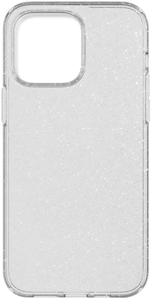 HappyCase iPhone 14 Pro Hoesje Glitter Wit