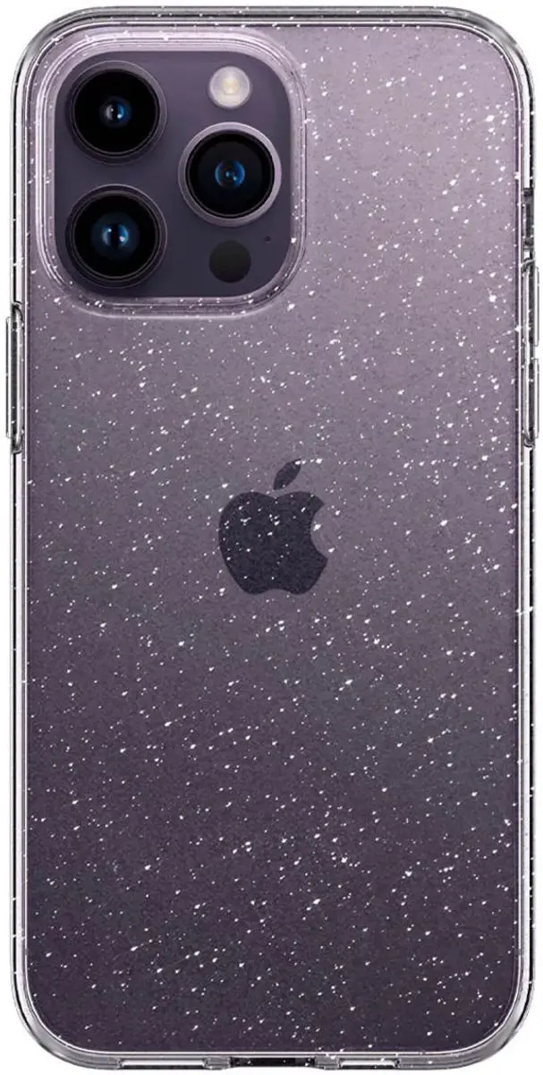 HappyCase iPhone 14 Pro Hoesje Flexibel TPU Glitter Print