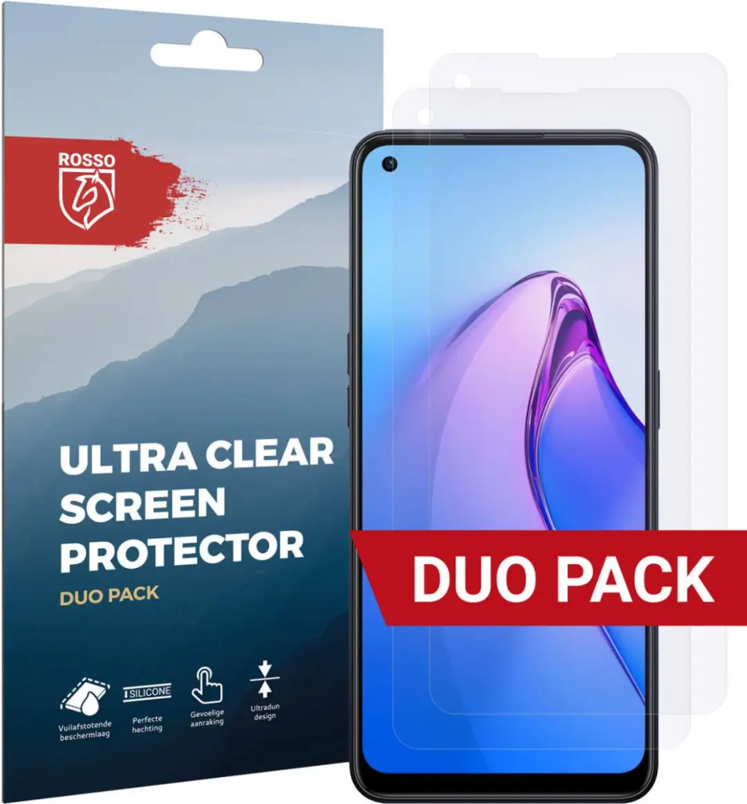 Rosso Screen Protector Ultra Clear Oppo Reno 8