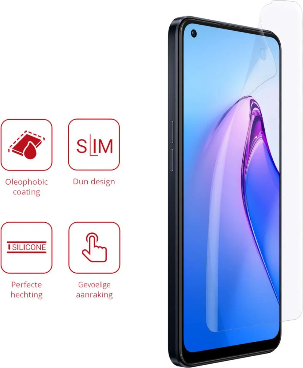 Rosso Screen Protector Ultra Clear Oppo Reno 8 - 2 Stuks